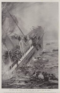 The Wreck of the Stella on the Casquet Rocks 30. mars, siste øyeblikk